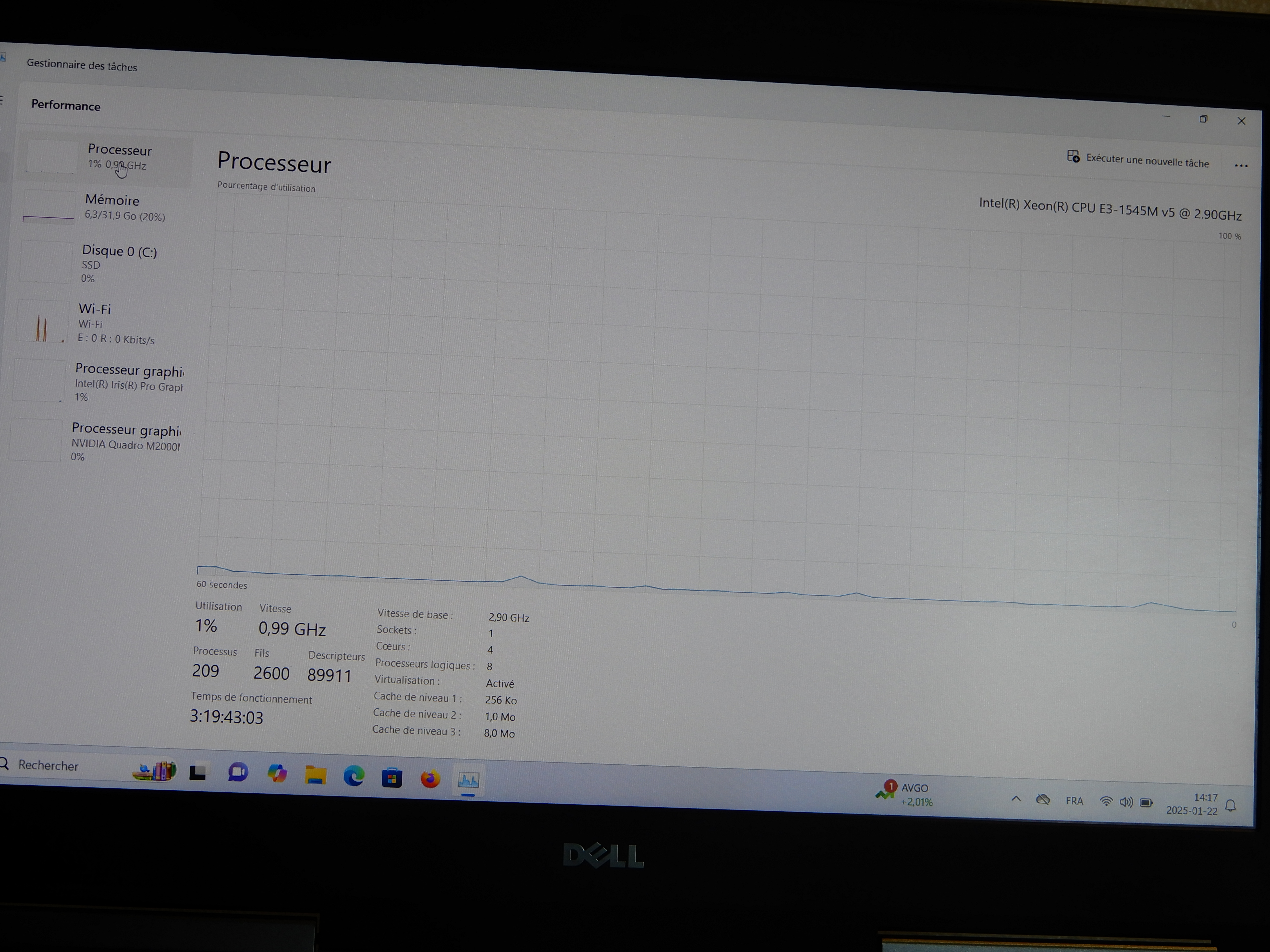 Image 13 de Dell Precision 7510-Xeon E3-1545M v5 2.9 GHz, 32 GB RAM, 1 TB SSD|NVIDIA & Iris Pro|Win. 11 Pro