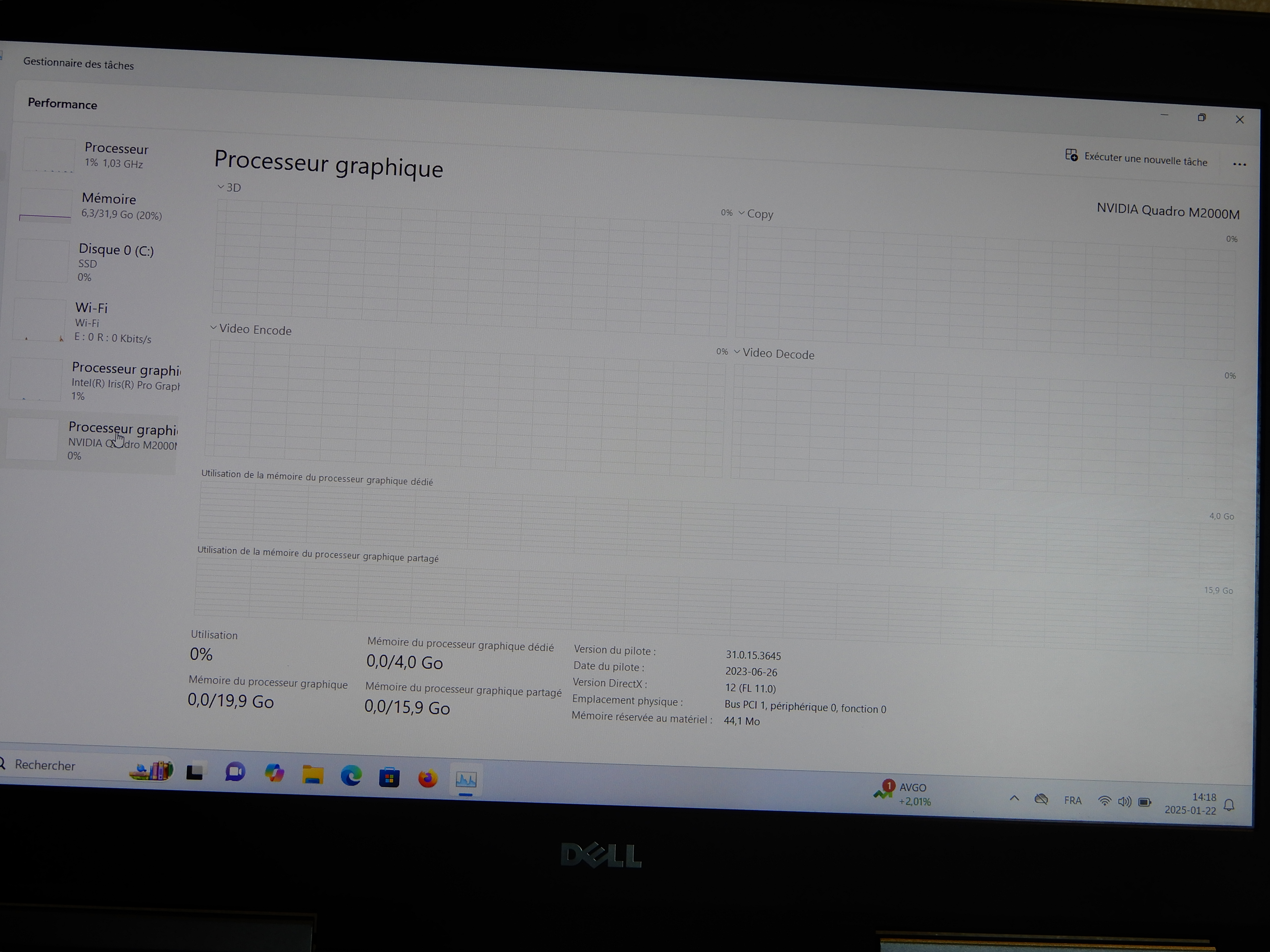 Image 8 de Dell Precision 7510-Xeon E3-1545M v5 2.9 GHz, 32 GB RAM, 1 TB SSD|NVIDIA & Iris Pro|Win. 11 Pro