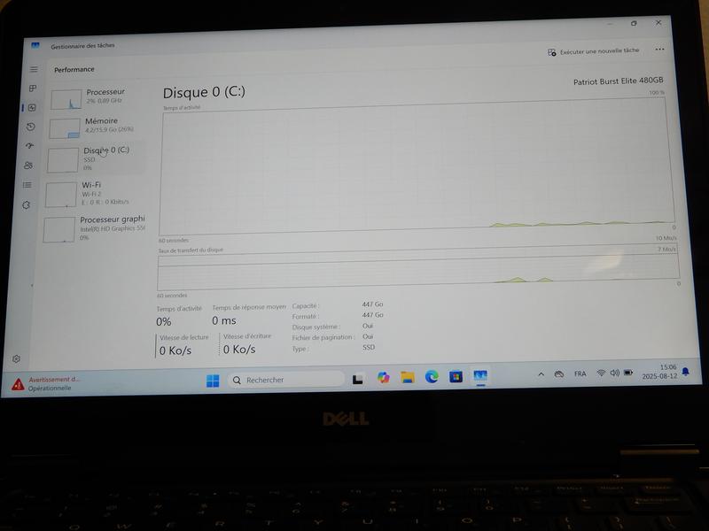Image 8 de Dell latitude E7450|16GB DDR3|1TB SSD|Écran TactileWindows 11