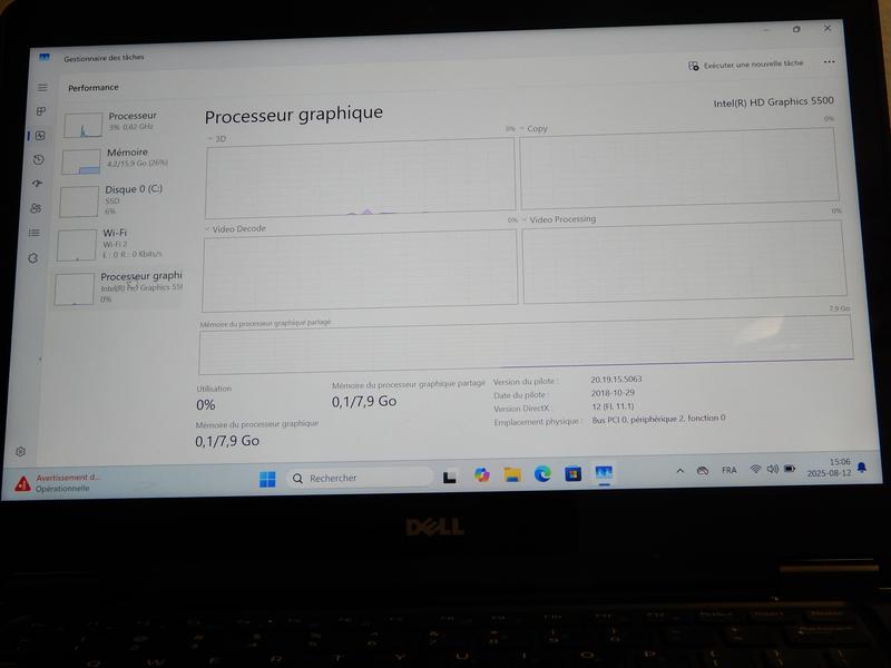 Image 10 de Dell latitude E7450|16GB DDR3|1TB SSD|Écran TactileWindows 11