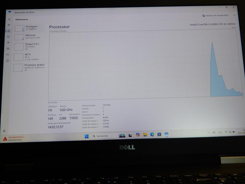 Image 7 de Dell latitude E5570|i5-6300U|16GB DDR4|1 TB SSD|écran 15.6"|Windows 11 Pro